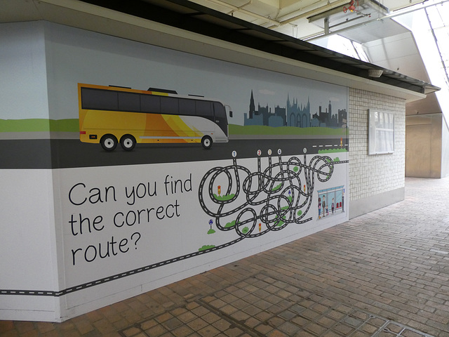 Artwork at Peterborough bus station - 18 Feb 2019 (P1000414)