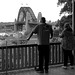 Sydney Harbour Bridge, view from the outlook at the observatory direction north