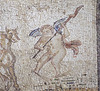Detail of The Rape of Europa Mosaic in the Archaeological Museum of Madrid, October 2022