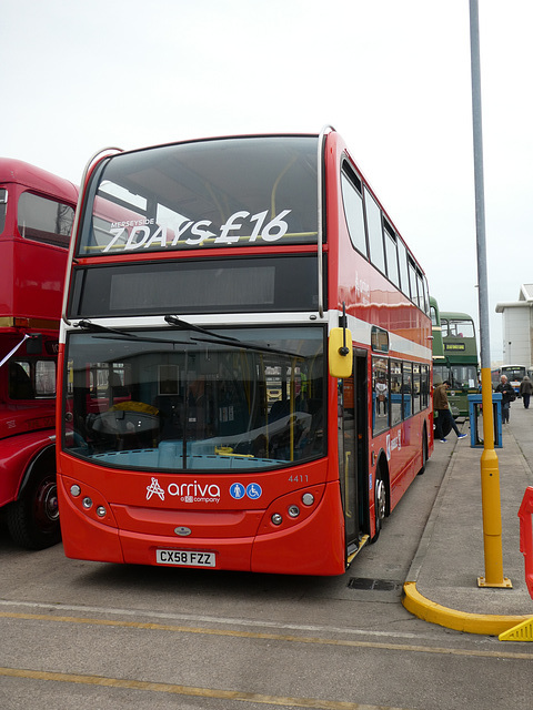 Arriva Merseyside 4411 (CX58 FZZ) at Morecambe - 25 May 2019 (P1020325)