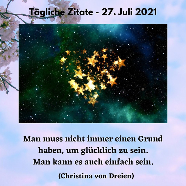 Tägliche Zitate - 27. Juli 2021