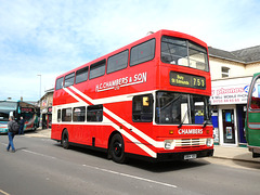 Preserved former Chambers & Son G864 XDX in Whittlesey - 21 May 2023 (P1150633)