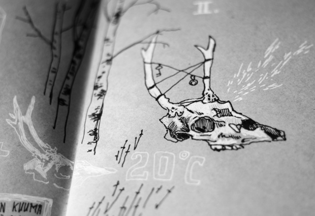 Sketchbook skull