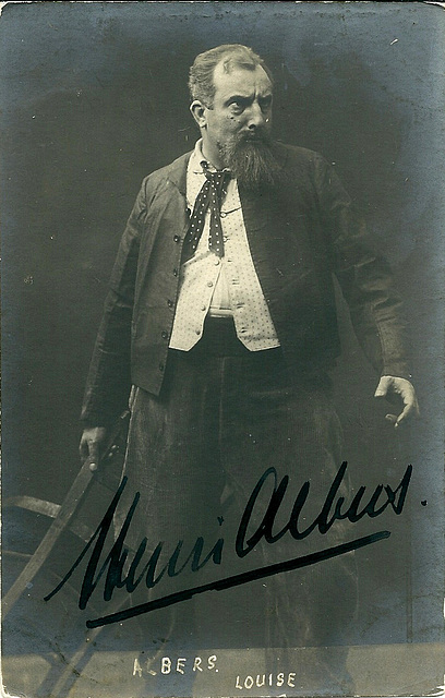Henri Albers Autograph