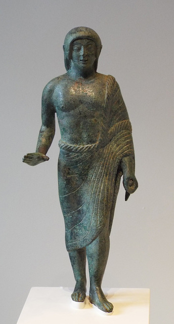 Etruscan Votive Statuette of a Young Man in the Getty Villa, June 2016