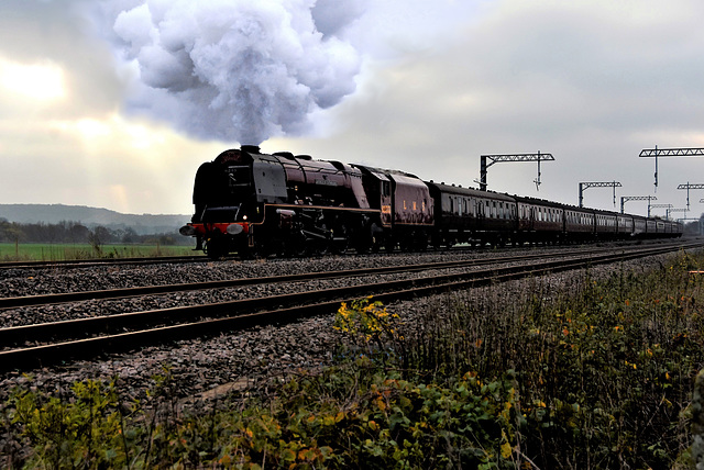 "York Yule Tide Express" hauled by #6233 Duchess of Sutherland