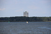 Blick auf Maritim davor ehem Grenzpunkt