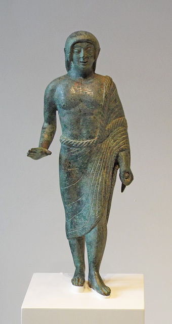Etruscan Votive Statuette of a Young Man in the Getty Villa, June 2016