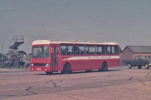 RAF Aerobatic Team Support Bus - 9 Jun 1984 RAF Aerobatic Team Support Bus - 9 Jun 1984