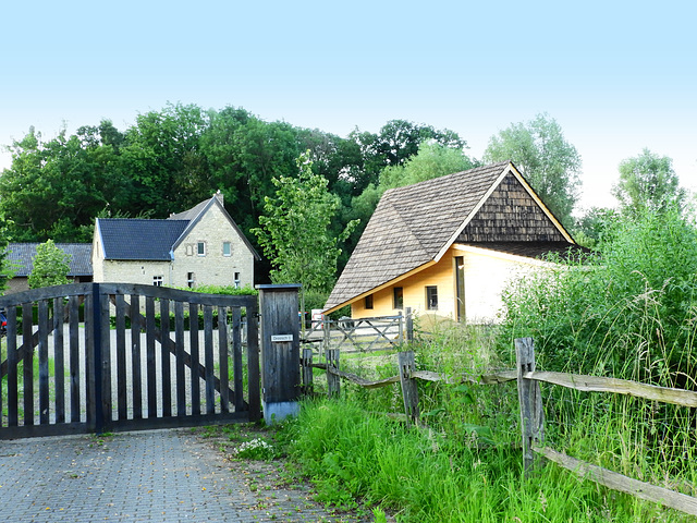 17 century farm ,(Left) get help in natural life