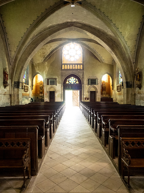 Haroué, Église de la Très-Sainte-Trinité, xvie, agrandie xviiie