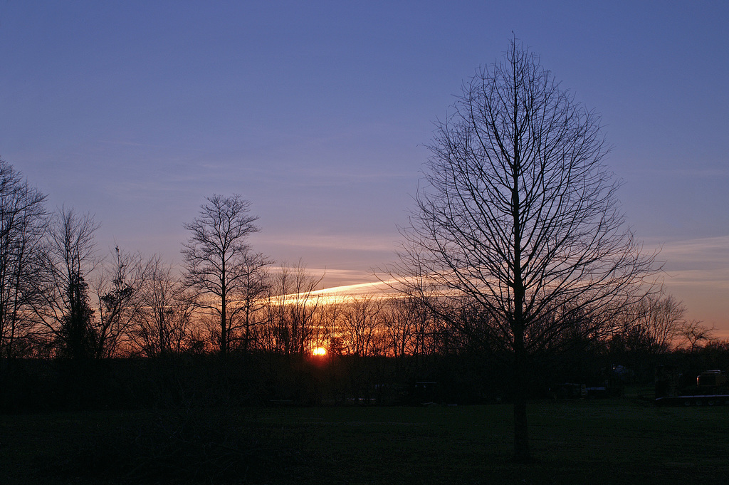 Christmas Day Sunset 2007