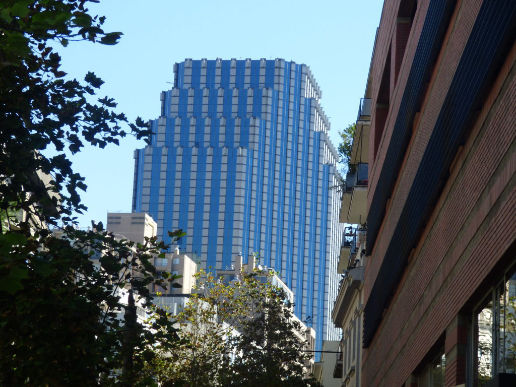 Una calle de Santiago de Chile