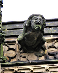 sandiacre church, derbs ; c14 gargoyle on chancel