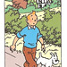 Tintin & Snowy stroll through the home counties in The Black Island.