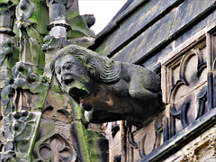 sandiacre church, derbs ; c14 gargoyle on chancel