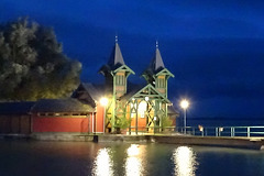 Keszthely Boathouse At Night