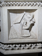 chilton foliat church, wilts c19 font by thomas meyrick 1850 (3)