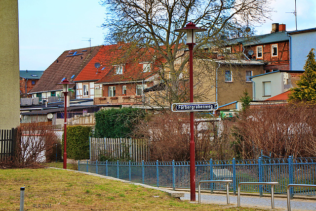 Parchim, Färbergrabenweg  -  HFF !