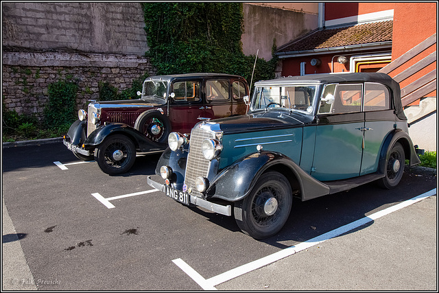 English oldtimer in France