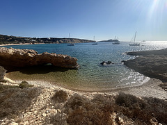 The hidden little beach.