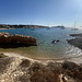 The hidden little beach.