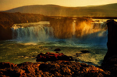 Goðafoss, late afternoon