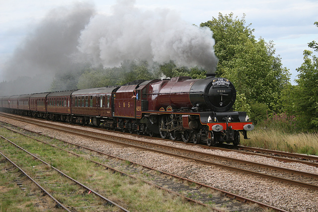 6201 PRINCESS ELIZABETH Leaving Sarborough on 1Z69 The Scarborough Flyer 19th August 2011