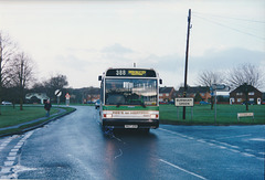 Reg's Coaches N617 UEW at Burnham Green - 30 Mar 1998