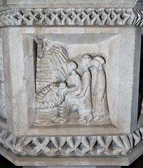 chilton foliat church, wilts c19 font by thomas meyrick 1850 (6)