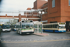 Welwyn Garden City bus station - 9 Apr 1998