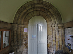 sandiacre church, derbs; c12 south doorway