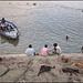 Une fin de journée sur les rives du Gange