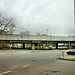 Gartsträucherstraße mit Autobahnbrücke der A59 (Duisburg-Untermeiderich) / 8.02.2020