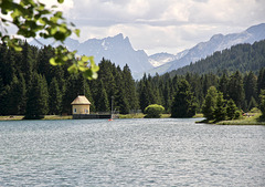 Der Heidsee in der Gemeinde Vaz/Obervaz, Graubünden