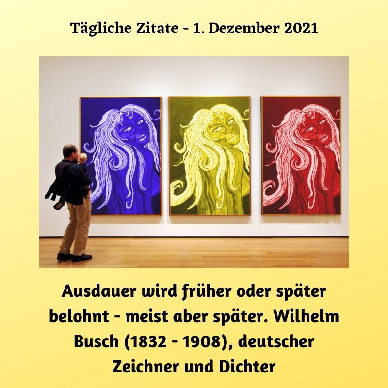 Tägliche Zitate - 1. Dezember 2021
