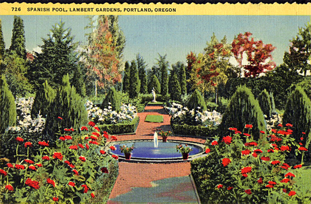 Lambert Gardens Postcard No. 726, c1940