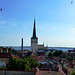 EE - Tallinn - View from Cathedral Hill to Olai Church
