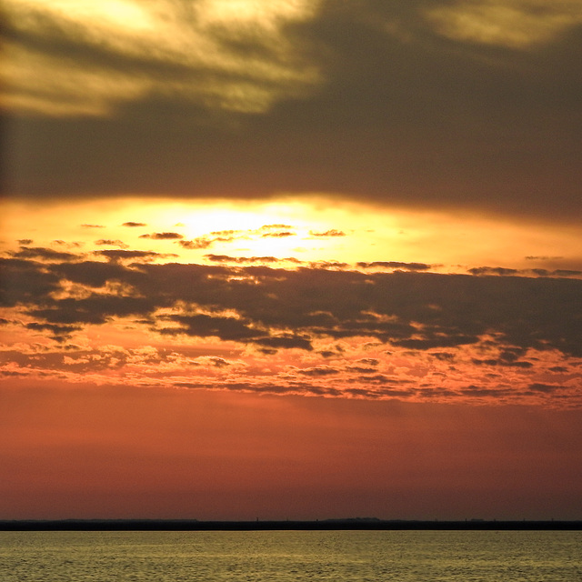 Day 4, sunrise, Rockport to Port Aransas