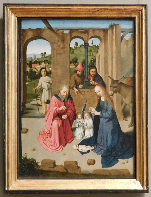 Nativity by Gerard David in the Metropolitan Museum of Art, January 2022