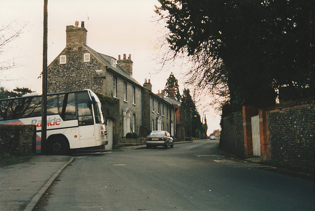 Wessex (National Express contractor) 158 (J204 HWS) at Thetford - 18 Feb 1995