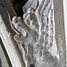 sible hedingham church, essex (22)winged lion spewing foliage on cenotaph of condottiere sir john hawkwood +1394