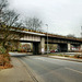 A59, Eisenbahnbrücke (Duisburg-Obermeiderich) / 8.02.2020