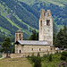 Evangelical Churc of San Gian, Celerina, Switzerland (Photo taken by the red train)