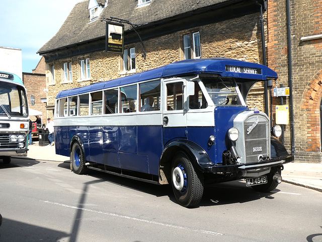 Preserved 1934 Dennis bus at Whittlesey - 21 May 2023 (P1150588)
