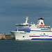 Bretagne arriving at Portsmouth (1) - 22 April 2018