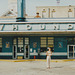 Karen at the Greyhound bus station, Jackson, Tennessee – Sep 1994 (Karen Slater CNM4)