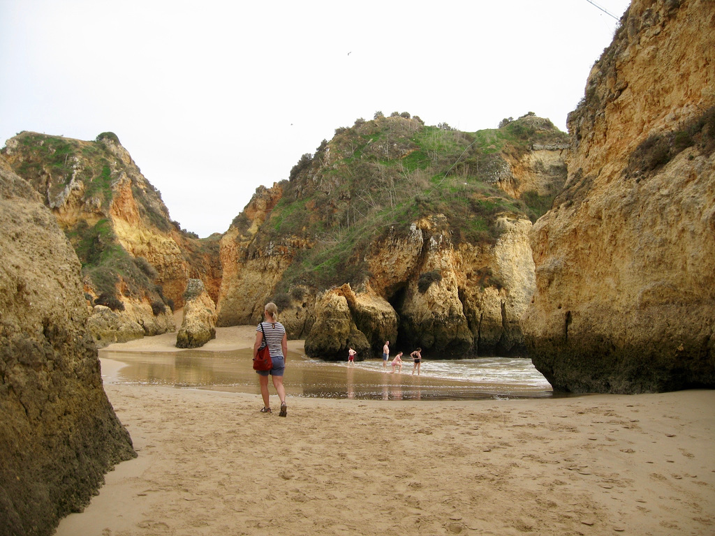 Limestone cliffs at Alvor (2009)