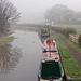 Narrow boats on the Shropshire Union canal