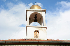 Bulgaria, Rila Mountains, The Bell Tower of the Church of Saint John the Baptist in Bistritsa